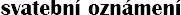 Svatební oznámení.