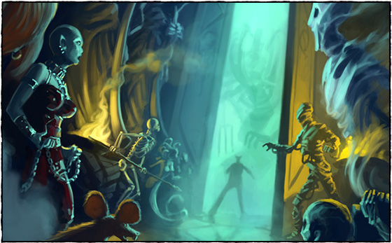 Teaser grafika k pokračování české fantasy strategické hry Dorn. - 2014