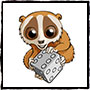 Logo - maskot pro společnost Loris Games s.r.o. - 2012