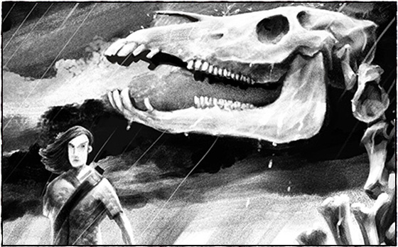 Ilustrace k povídce Tarantrof - 2014