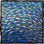 Rybky 03. Olej na plátně. 80 x 80 cm.