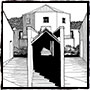 Architektonické skicy. Škola v Broni.